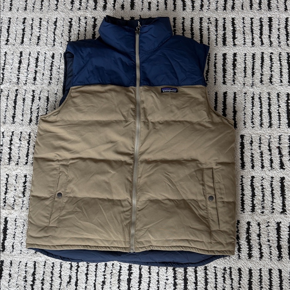 Patagonia Reverisble Goose Down Puffer Vest Mens L